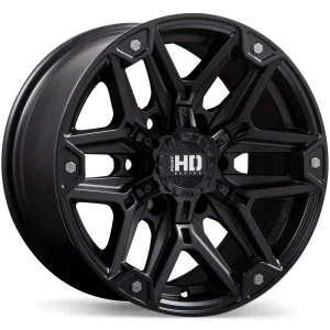 Fast HD – RECON – Black – 16″x8″ 10mm – All weather Wheels – F259-1680-83BT+10C780